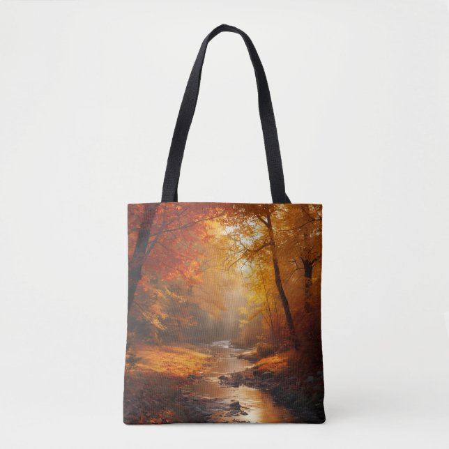 Fall Scene Tote Bag (Front)
