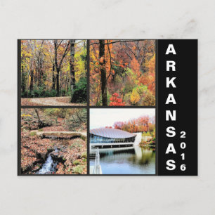 Fall Scenery in Arkansas Travel Postcard