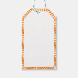 Fall Season Border Thanksgiving Blank Custom Gift Tags