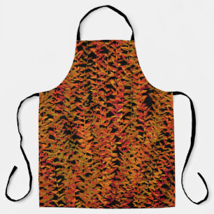 Fall Season Changing Colors Foliage Leaves Art Apron