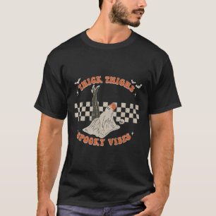 Fall Season Creep It Real Thick Thights Spooky Vib T-Shirt