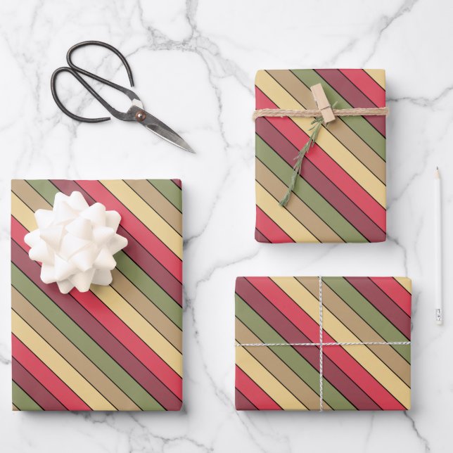 Fall Season Earth Tone Colours On Watercolor Paper (Front)