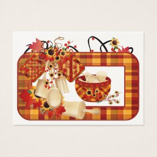 Fall Season Enclosure Card / Tag - SRF