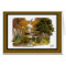 Fall Season Garden with Deer Blank Inside Card