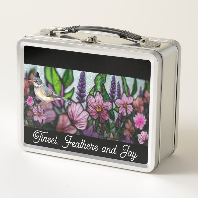 fall season metal lunch box (Front)