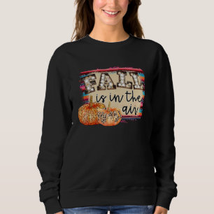 Fall season Pumpkin and Leaves Sweatshirt