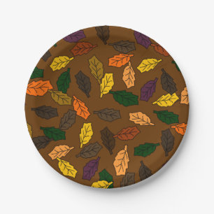 Fall Seasonal Paper Plates
