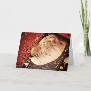 "Fall Semester Leaf" Birthday Card