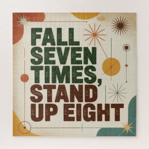 Fall Seven Times, Stand Up Eight Jigsaw Puzzle