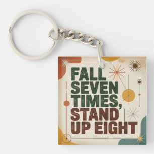 Fall Seven Times, Stand Up Eight Key Ring