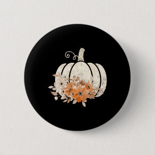 Fall Shirt Women Vintage Pumpkin Autumn Graphic Th 6 Cm Round Badge