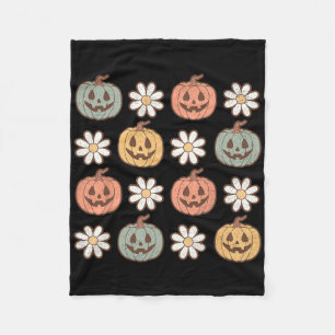 Fall Shirt Women Vintage Pumpkin Autumn Graphic Th Fleece Blanket