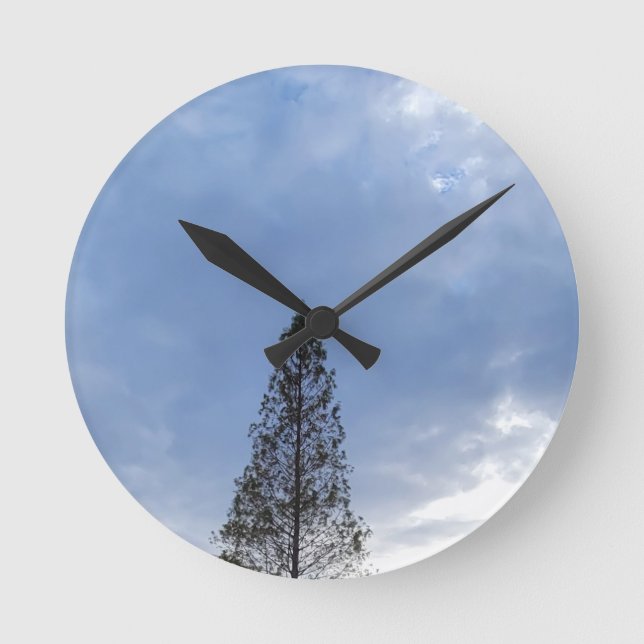 FALL SKY ROUND CLOCK (Front)