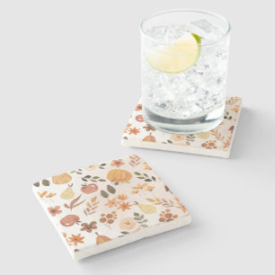 fall stone coaster