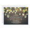 Fall String Lights and Mason Jars Rustic Wedding