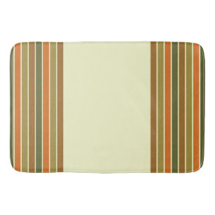 FALL STRIPE BATH MAT