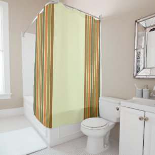 FALL STRIPE SHOWER CURTAIN