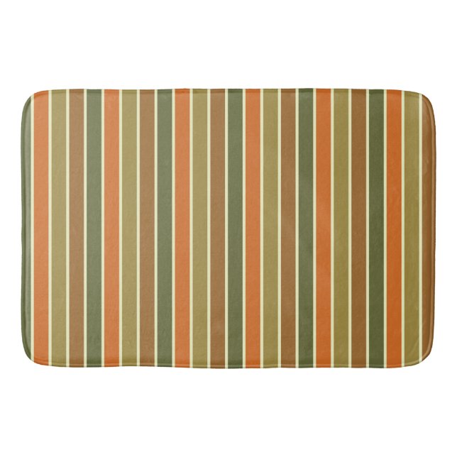 FALL STRIPES BATH MAT (Front)