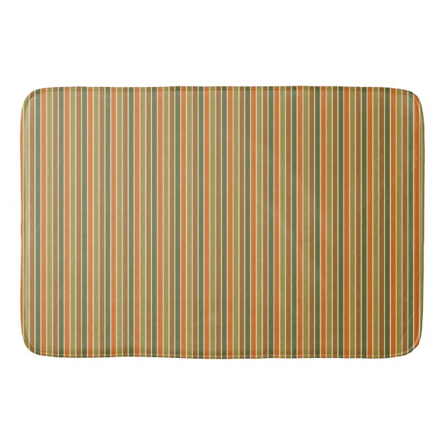 FALL STRIPES BATH MAT (Front)