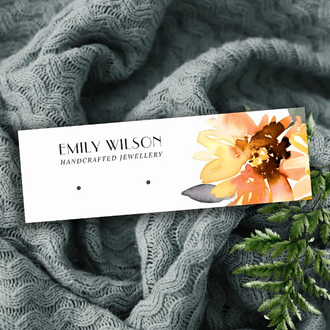 FALL SUNFLOWER AUTUMN STUD EARRING DISPLAY CARD (Creator Uploaded)