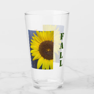 FALL Sunflower Beer glass
