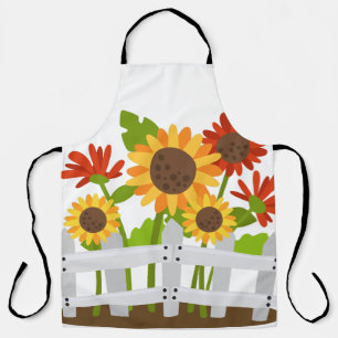 Fall Sunflower Garden Apron