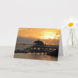 Fall sunrise card