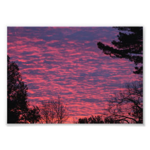 Fall Sunset, Ohio Photo Print