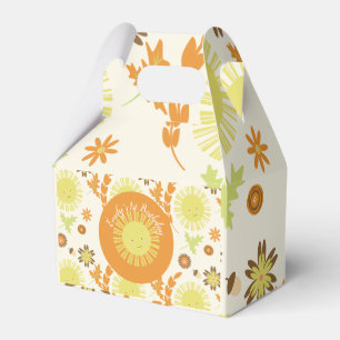 Fall Sunshine Autumn Birthday Party Favour Box