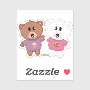 Fall Sweater Bear Friends