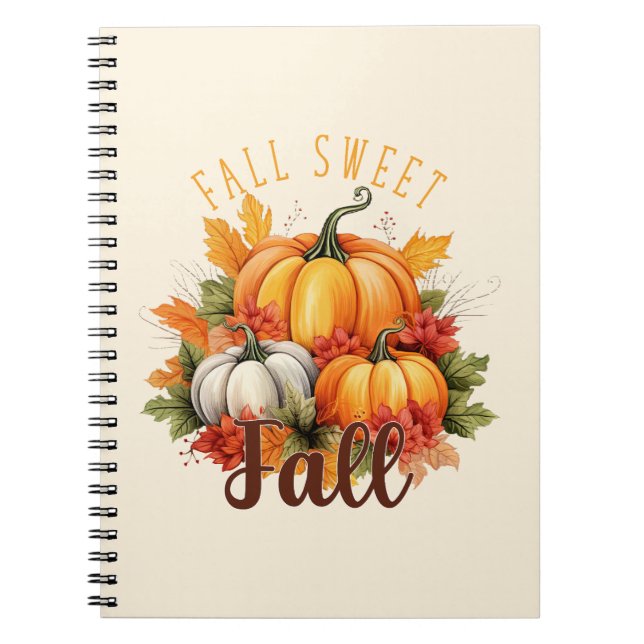 Fall Sweet Fall Notebook (Front)