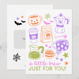 Fall Teacher Halloween Coffee Gift Card holder
