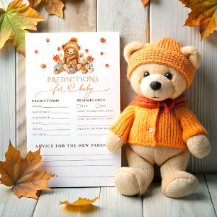 Fall Teddy Bear & Pumpkins Predictions for Baby