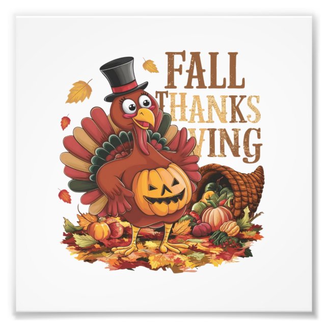 fALL THANKSGIVING Photo Print (Front)