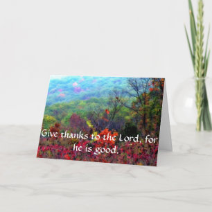 Fall Thanksgiving Photograph Holiday Card