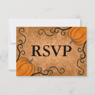 Fall Thanksgiving RSVP Card
