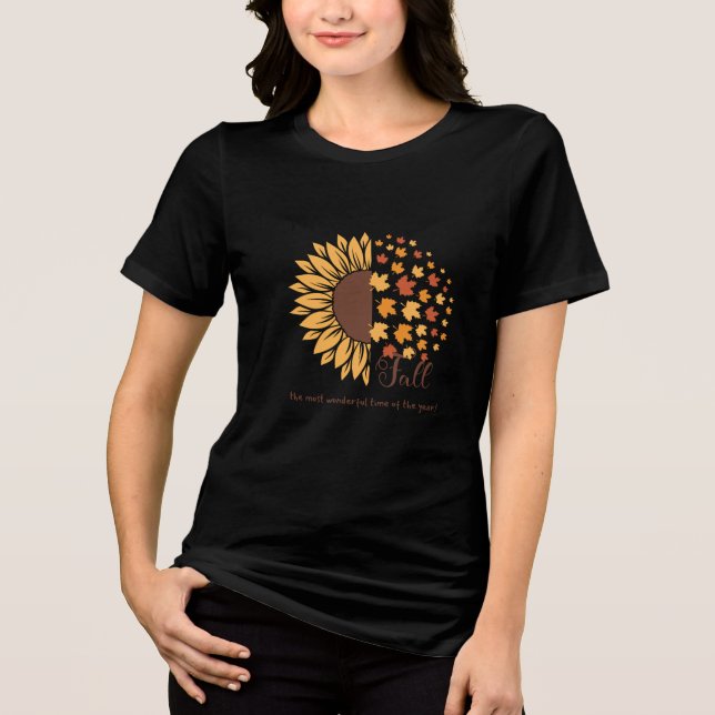 Fall The Most Wonderful Time of the Year! Women's Tri-Blend Shirt (Front)