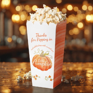 Fall-themed baby shower cute pumpkin  favour box