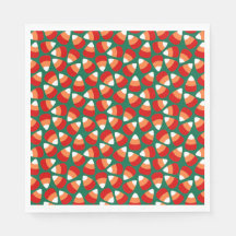 Fall Themed Candy Corn on Green