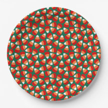 Fall Themed Candy Corn on Green