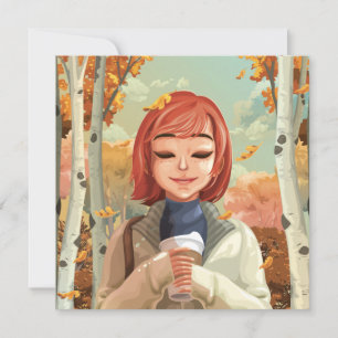 Fall Themed Holiday Card