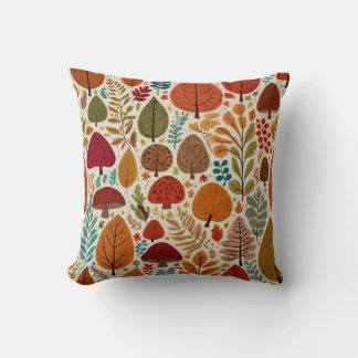 fall themed throw pillow