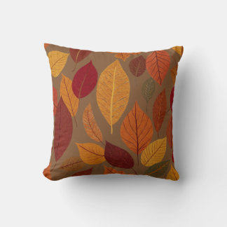 fall themed throw pillow