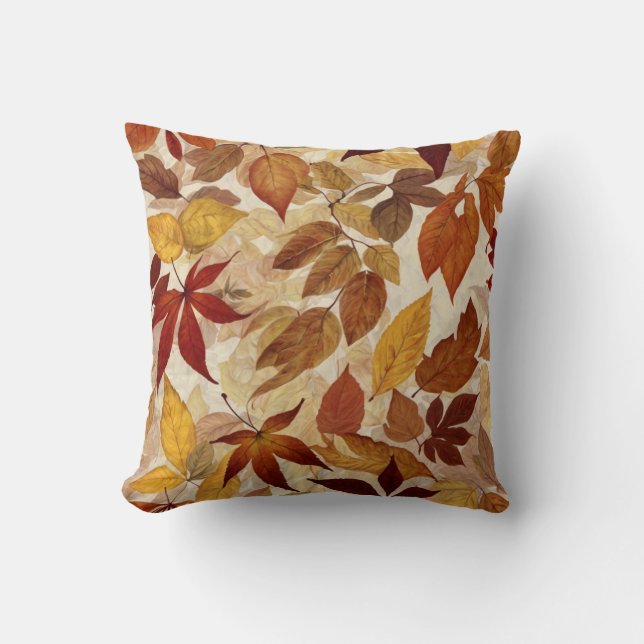fall themed throw pillow (Front)