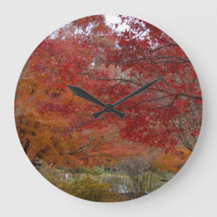 Fall Time Large Clock