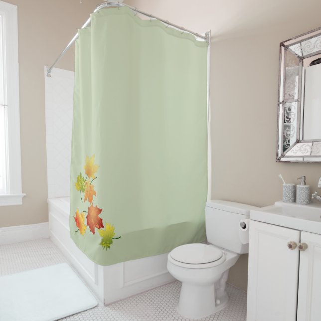 Fall Time Shower Curtain (In Situ)