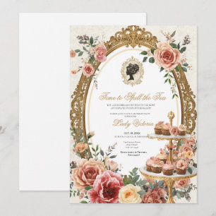 Fall Time to Spill the Tea Bridal Shower Invitation