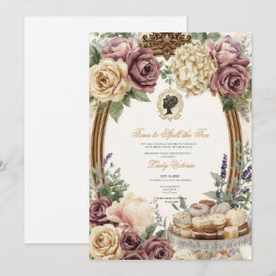 Fall Time to Spill the Tea Bridal Shower Invitation