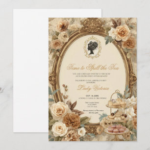 Fall Time to Spill the Tea Bridal Shower Invitation