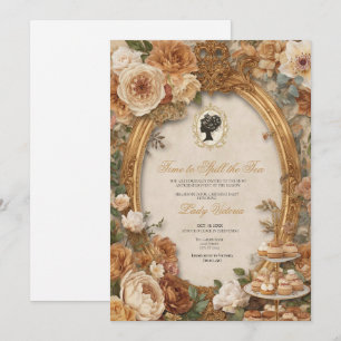 Fall Time to Spill the Tea Bridal Shower Invitation